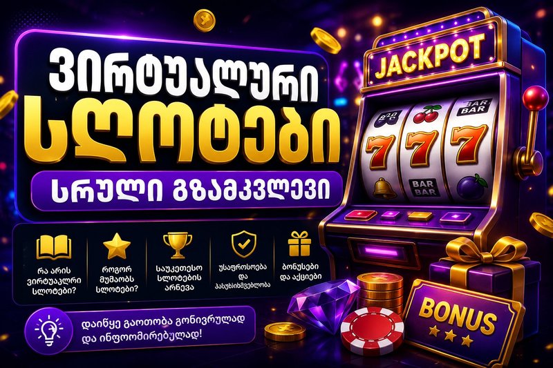 ვირტუალური სლოტები — სრული გზამკვლევი